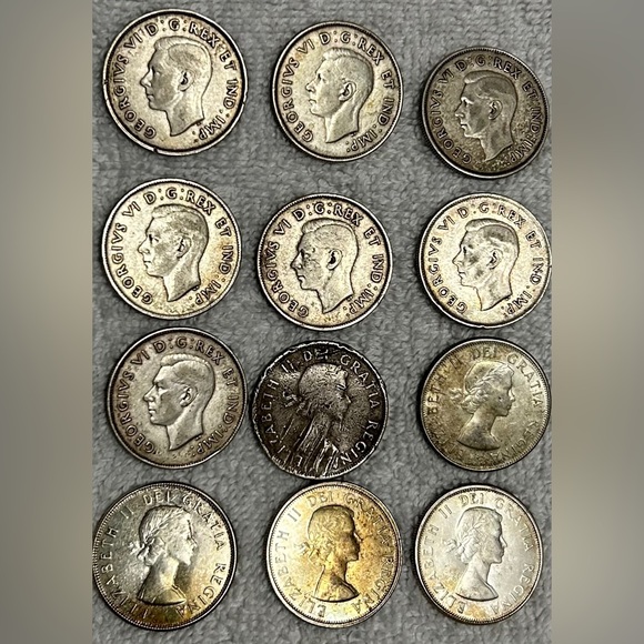 Canadian Silver 50 Cent Coin Collection - Picture 2 of 2